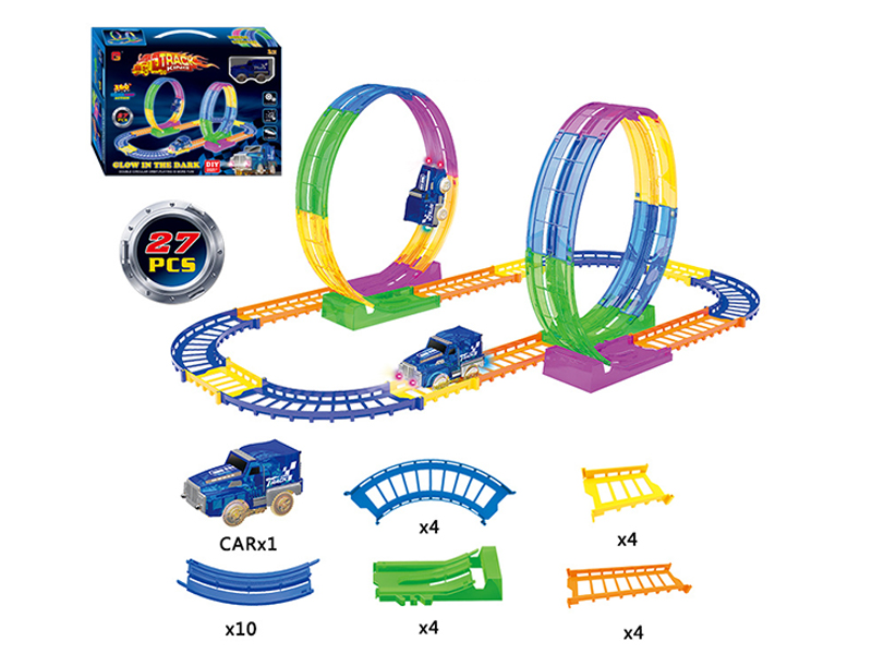 27PCS Noctilucent Orbit Of Double Rings