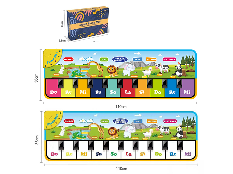 Zoo Music Piano Mat