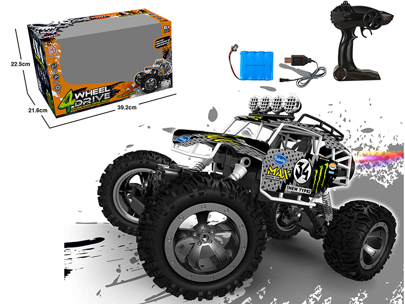 1:12 Remote Control Four-Wheel Aluminum Alloy Cross Country Car(Spray)