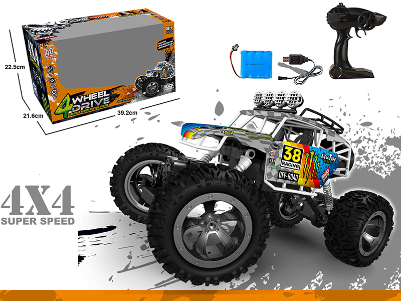 1:12 Remote Control Four-Wheel Aluminum Alloy Cross Country Car