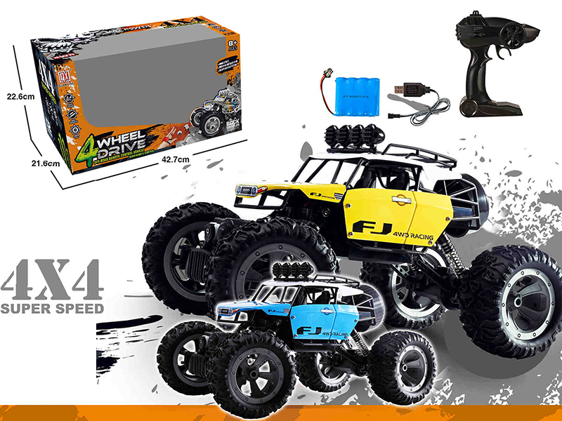 1:12 Remote Control Four-Wheel Aluminum Alloy Cross Country Car