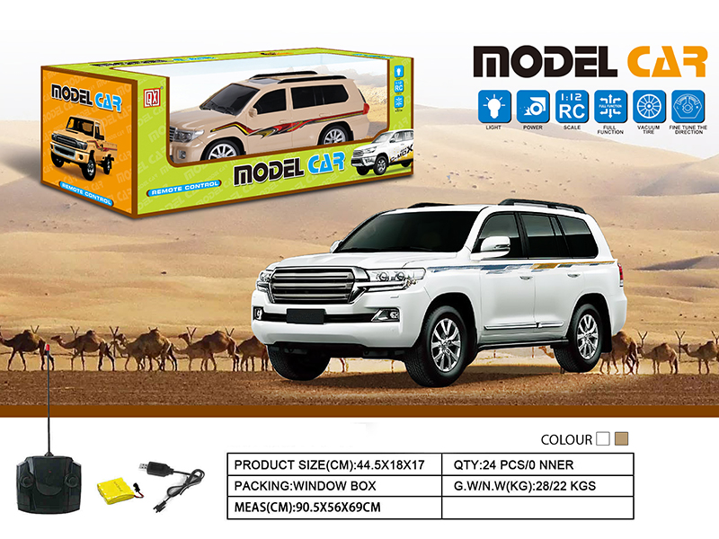 1:12 Toyota 4-Channel Remote Control Car