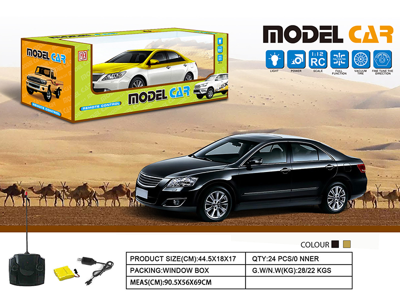 1:12 Toyota Camry 4-Channel Remote Control Car