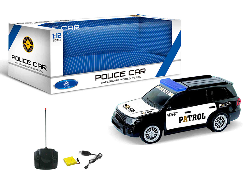 1:12 Toyota 4-Channel Remote Control Police Car