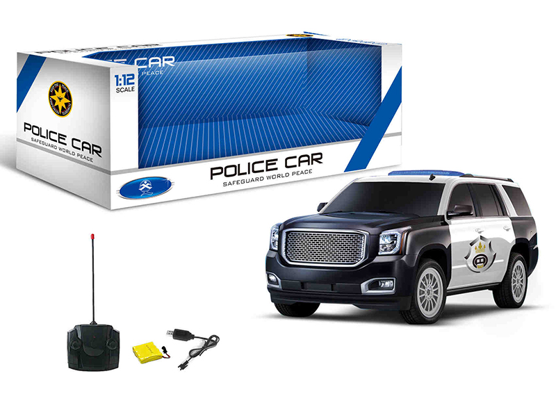 1:12 GMC 4-Channel Remote Control Police Car