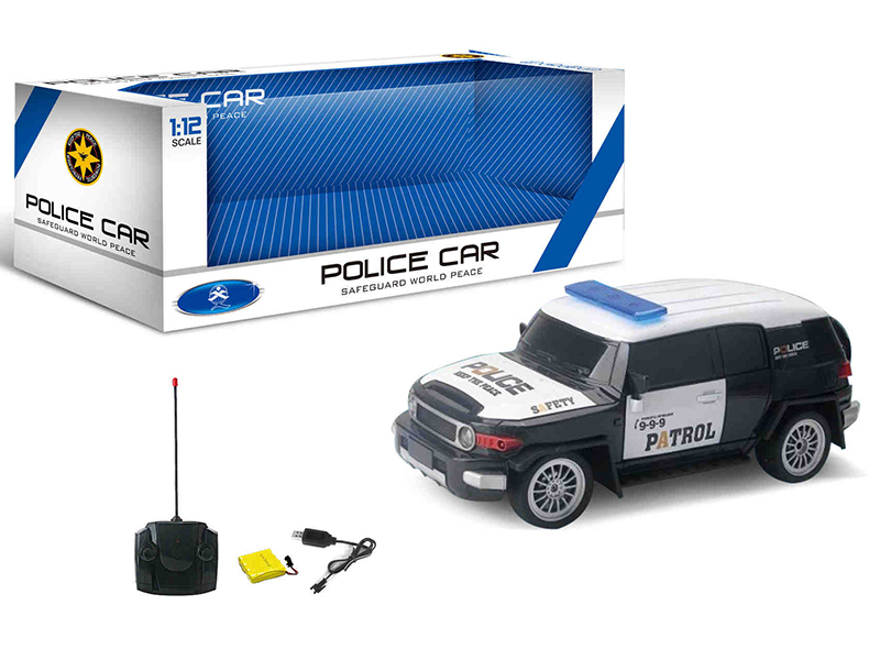 1:12 Land Cruiser 4-Channel Remote Control Police Car