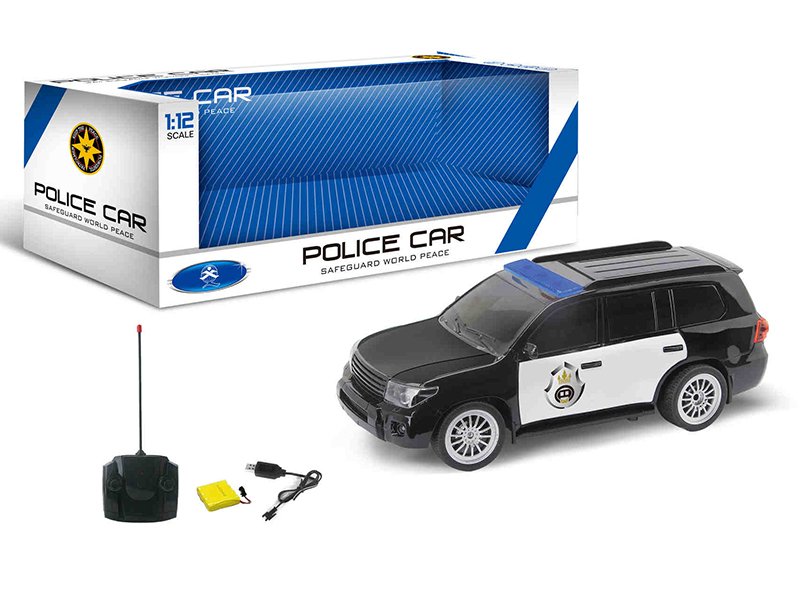 1:12 Toyota 4-Channel Remote Control Police Car