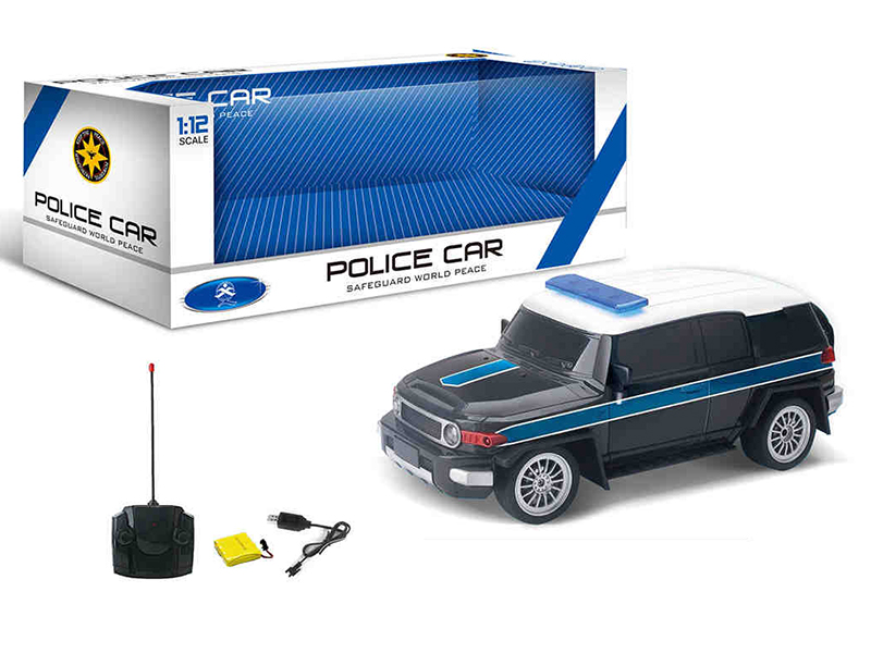 1:12 Land Cruiser 4-Channel Remote Control Police Car