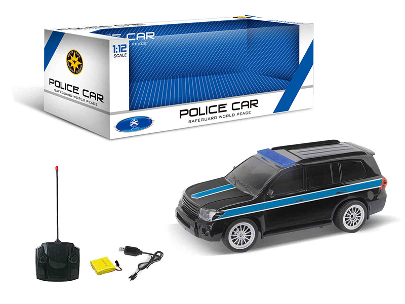 1:12 Toyota 4-Channel Remote Control Police Car