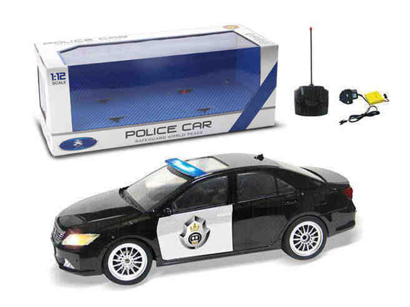 1:12 Camry 4-Channel Remote Control Police Car