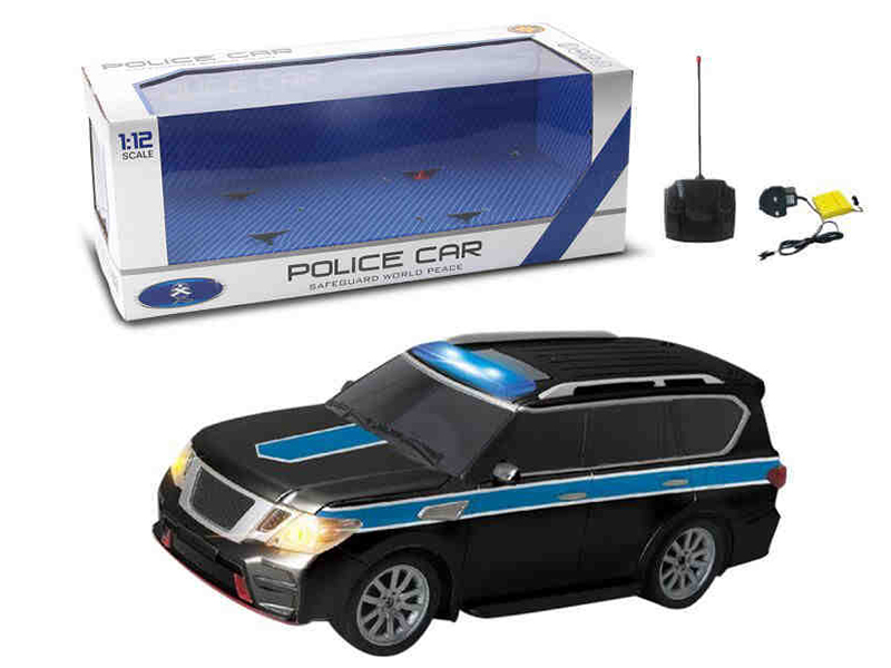1:12 Land Cruiser 4-Channel Remote Control Police Car