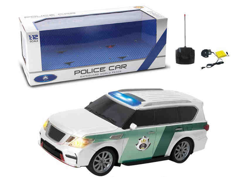 1:12 Land Cruiser 4-Channel Remote Control Police Car