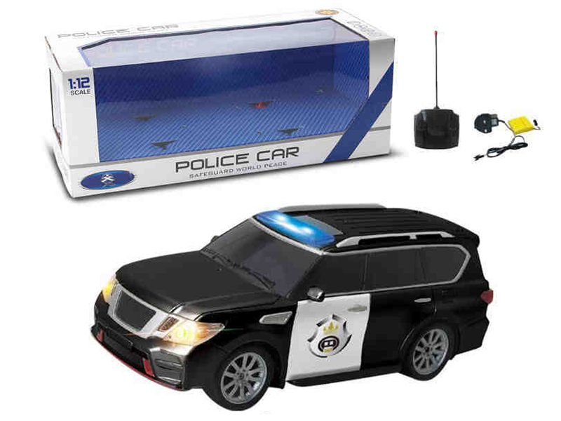 1:12 Land Cruiser 4-Channel Remote Control Police Car