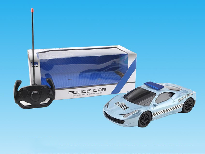 1:16 Ferrari 4-Channel Remote Control Police Car