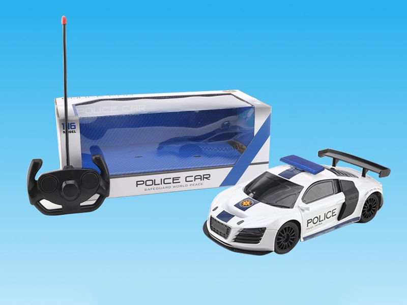 1:16 Audi R8 4-Channel Remote Control Police Car