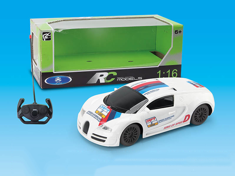 1:16 Bugatti 4-Channel Remote Control Car