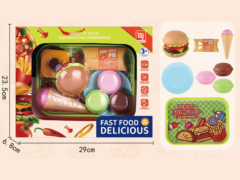 Hamburger Toy Set