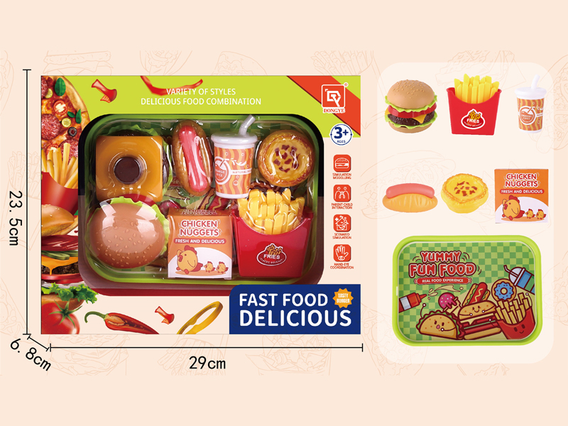 Hamburger Toy Set