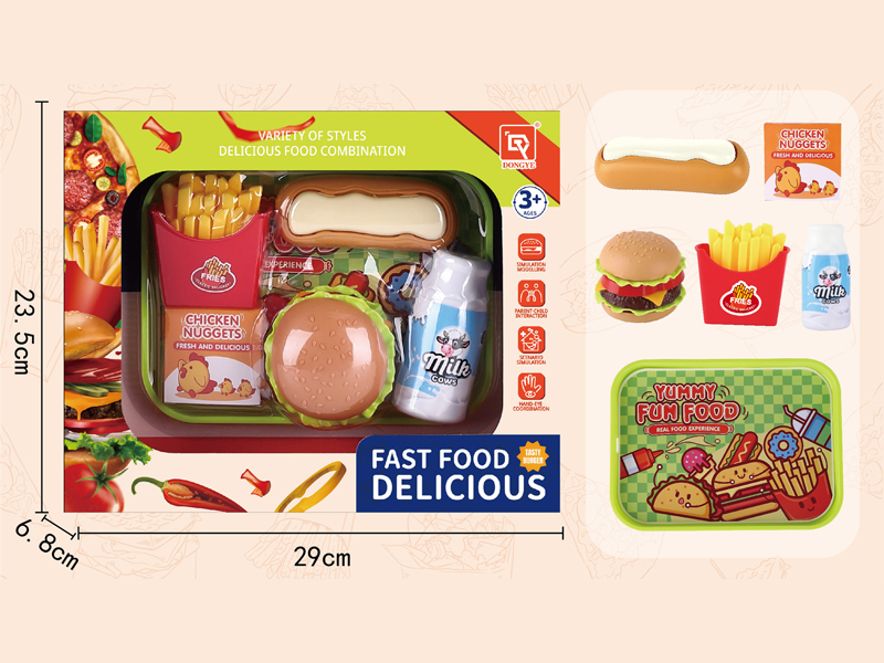 Hamburger Toy Set