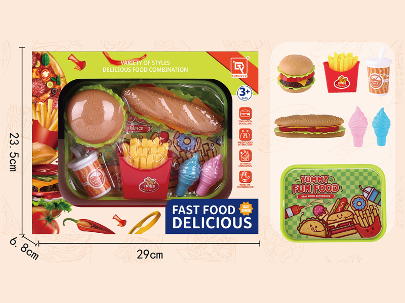 Hamburger Toy Set