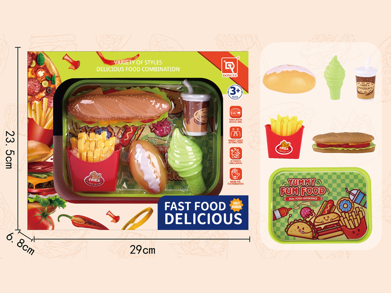 Hamburger Toy Set
