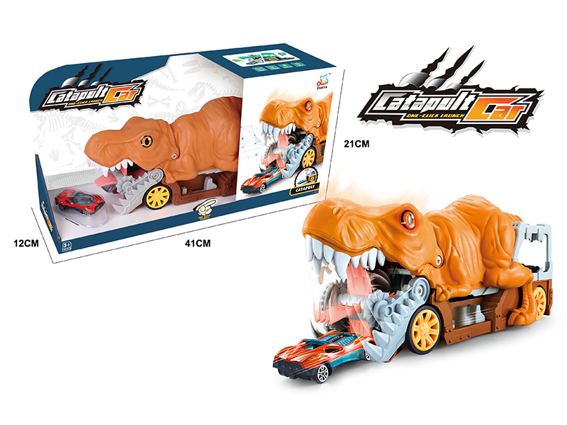 Dinosaur Ejection Alloy Devouring Car With Light And Sound