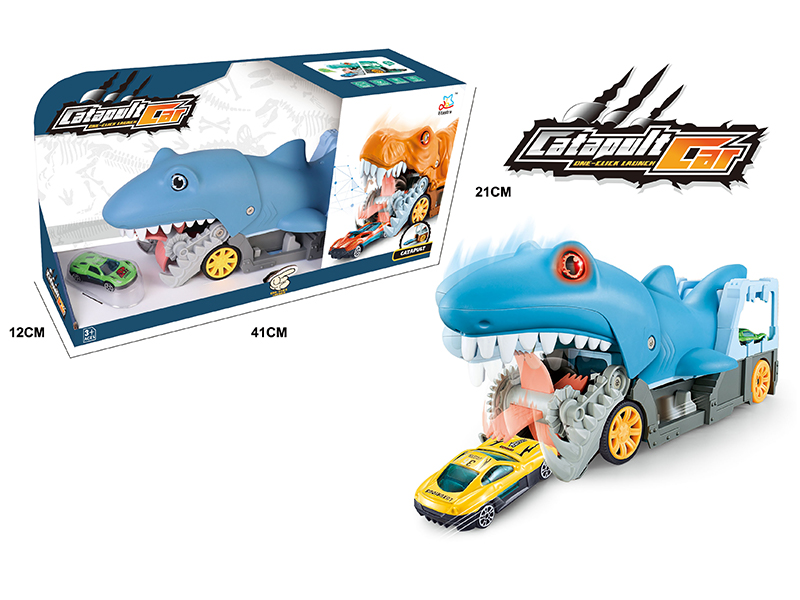 Shark Ejection Alloy Devouring Car With Light And Sound