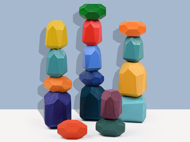 16pcs Colorful Stone  Building Blocks