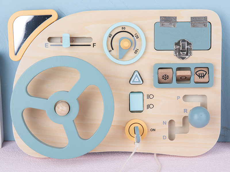 Wooden Car Busy Board