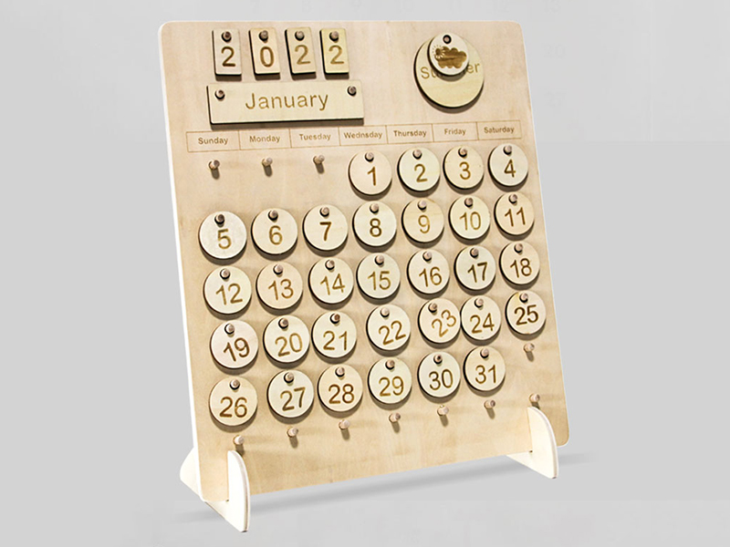 Wooden Calendar