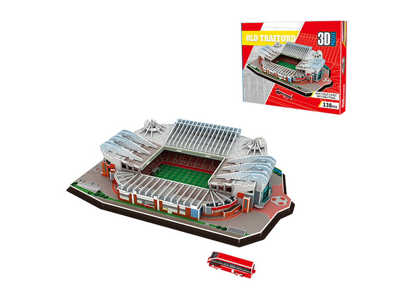 138PCS 3D Jigsaw Puzzle Manchester United Old Trafford Stadium