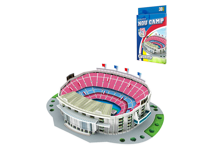 27PCS 3D Jigsaw Of Camp Nou