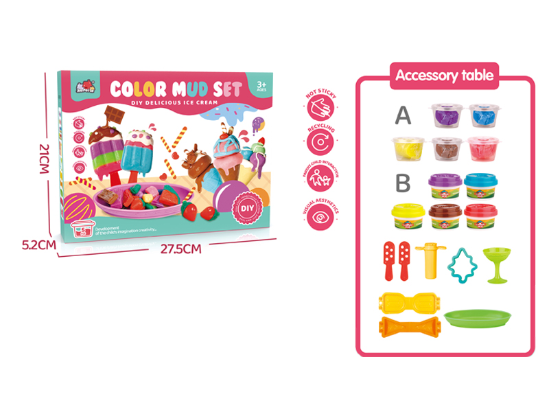 Ice Cream Mud Set