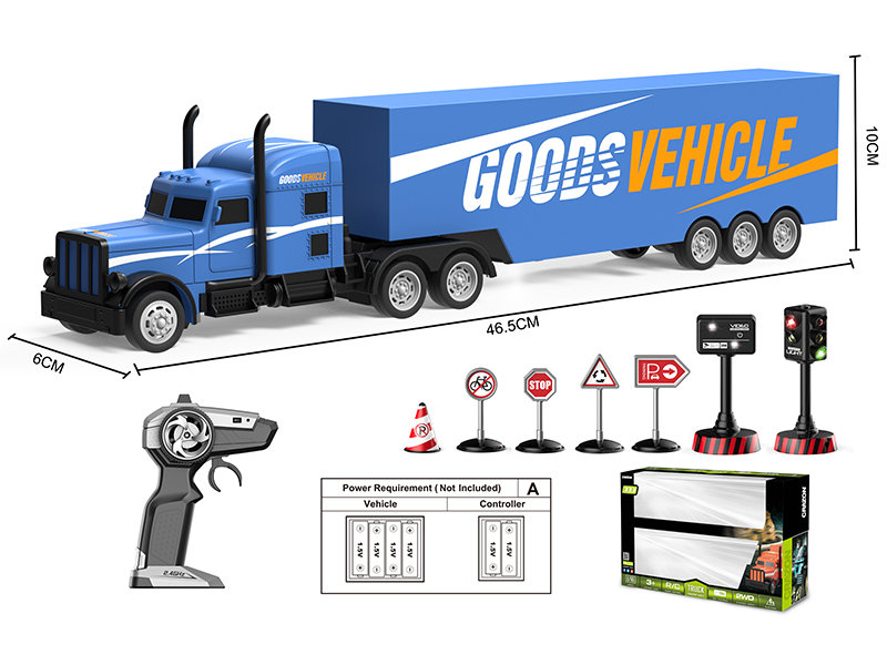 1:16 2.4G 4-Channel Remote Control Trailer