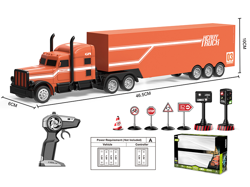 1:16 2.4G 4-Channel Remote Control Trailer
