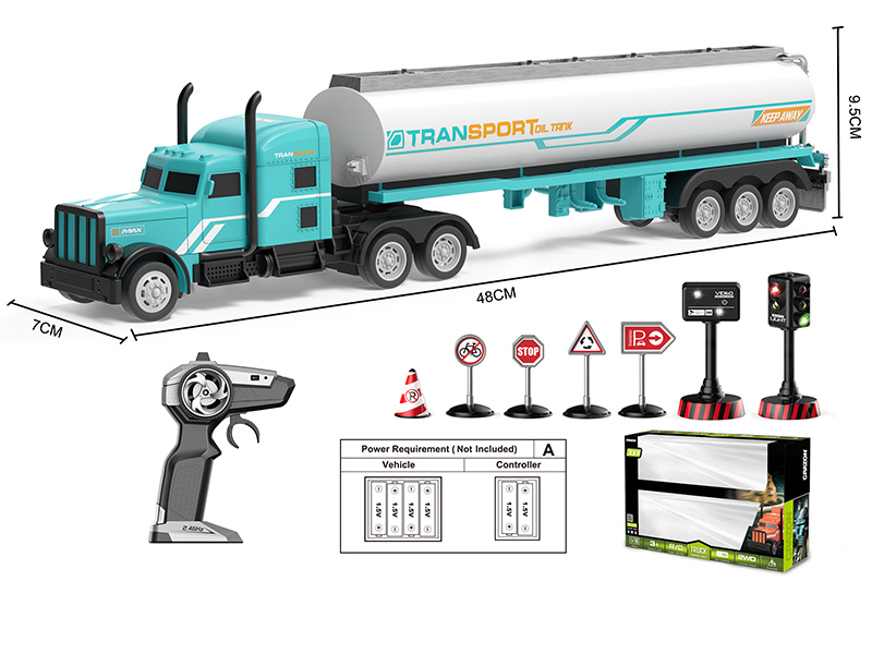 1:16 2.4G 4-Channel Remote Control Trailer