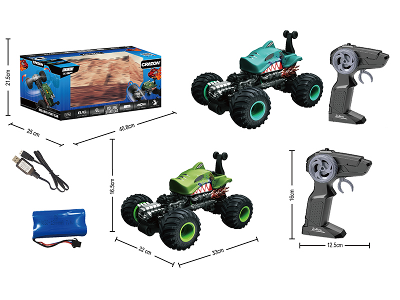 2.4G Remote Control Stunt Car