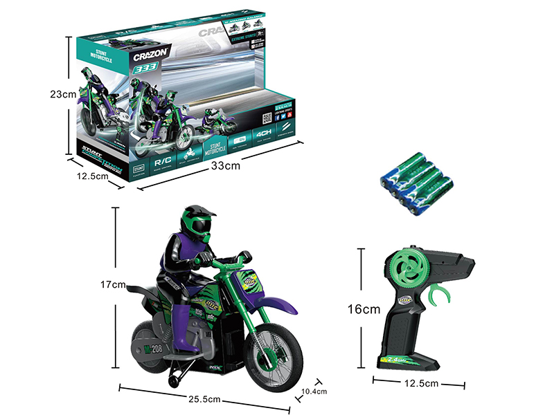 1:18 2.4G 4-Channel Remote Control Motorcycle