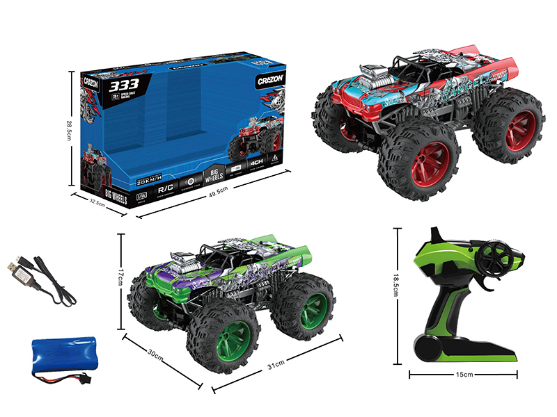 1:12 2.4G Remote Control Big Wheel Off-Road Car