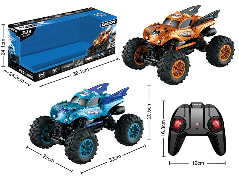 1:12 2.4G 4-Channel Remote Control Spray Climbing Car