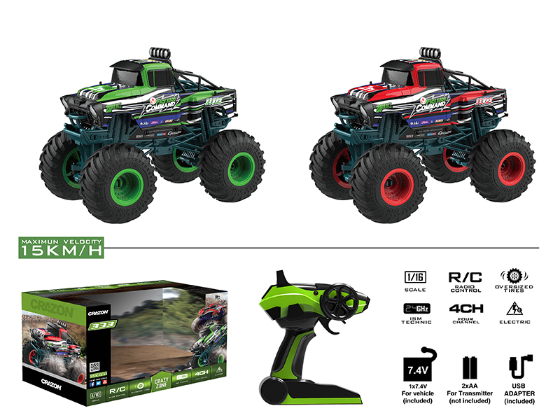 1:8 2.4G Remote Control Big Wheel Off-Road Car