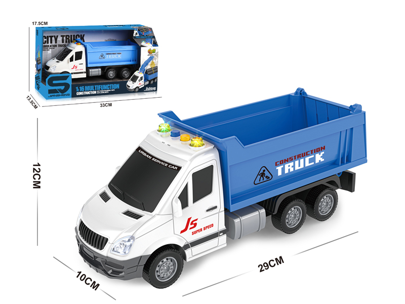 1:16 Friction Tipper Car With Light Music