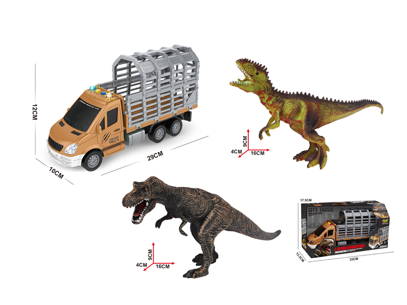 1:16 Friction Dinosaur Transporter With Light And Music