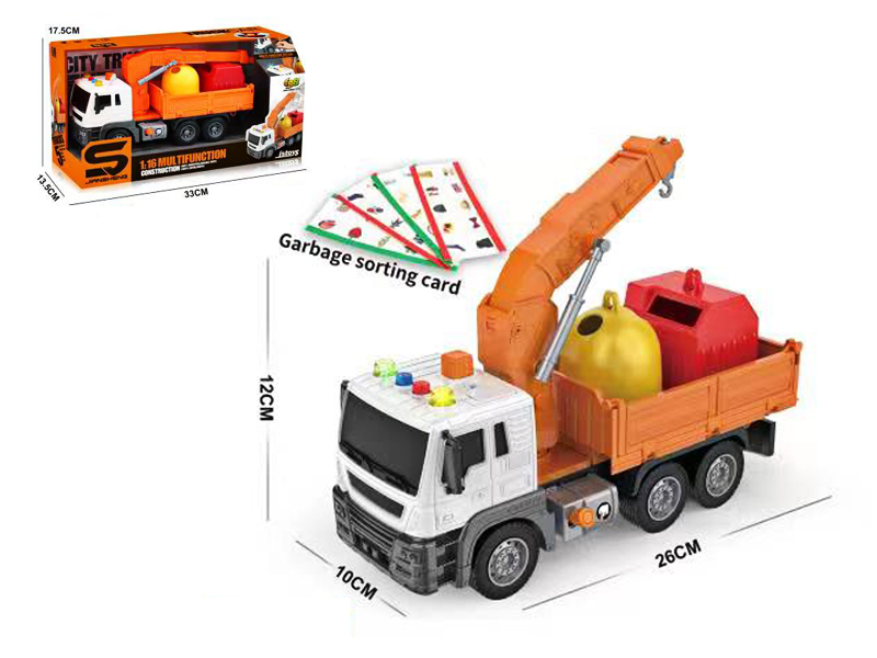 1:16 Friction Environment Friendly Car With Light, Music And Air Pressure