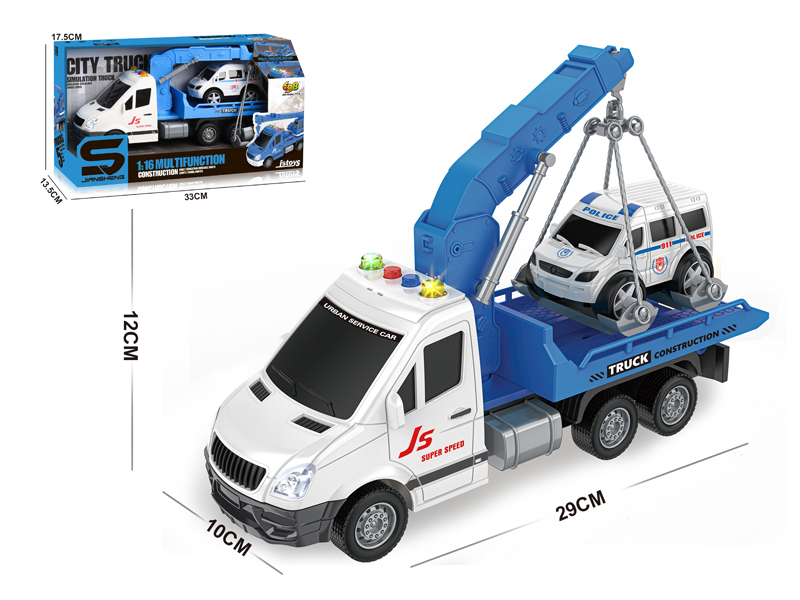 1:16 Friction Road Administration Vehicle With Light And Music