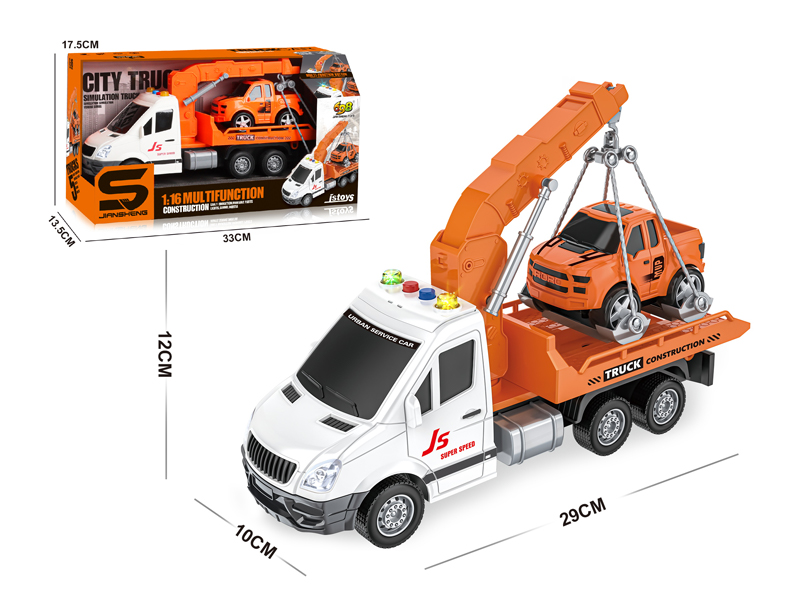 1:16 Friction Road Administration Vehicle With Light And Music