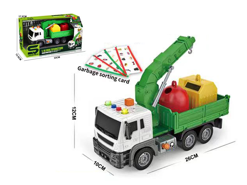 1:16 Friction Environment Friendly Car With Light, Music And Air Pressure