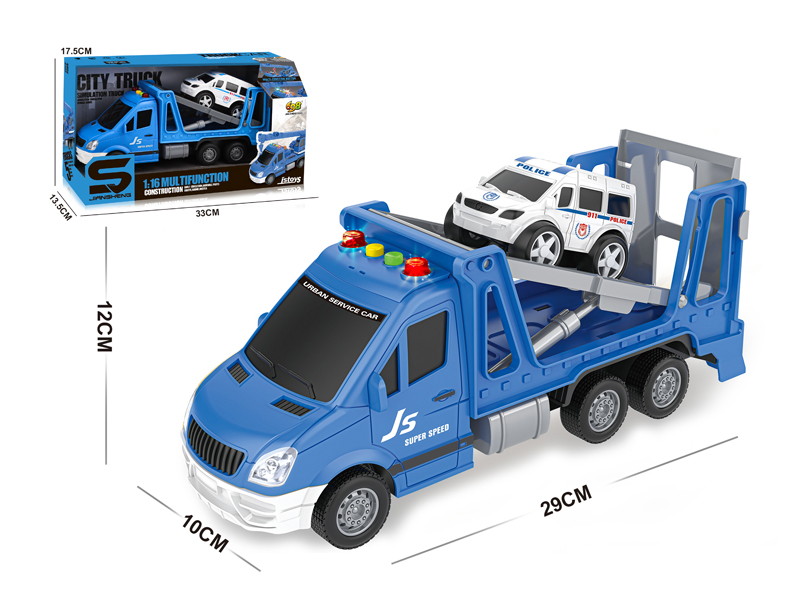 1:16 Friction Road Administration Vehicle With Light And Music