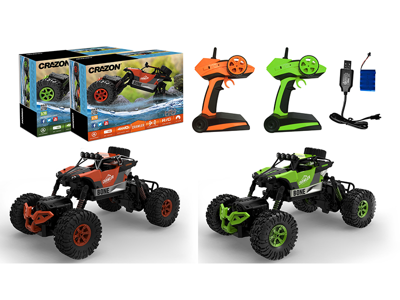 1:16 2.4G Remote Control 4WD Double Steering Waterproof Climbing Truck