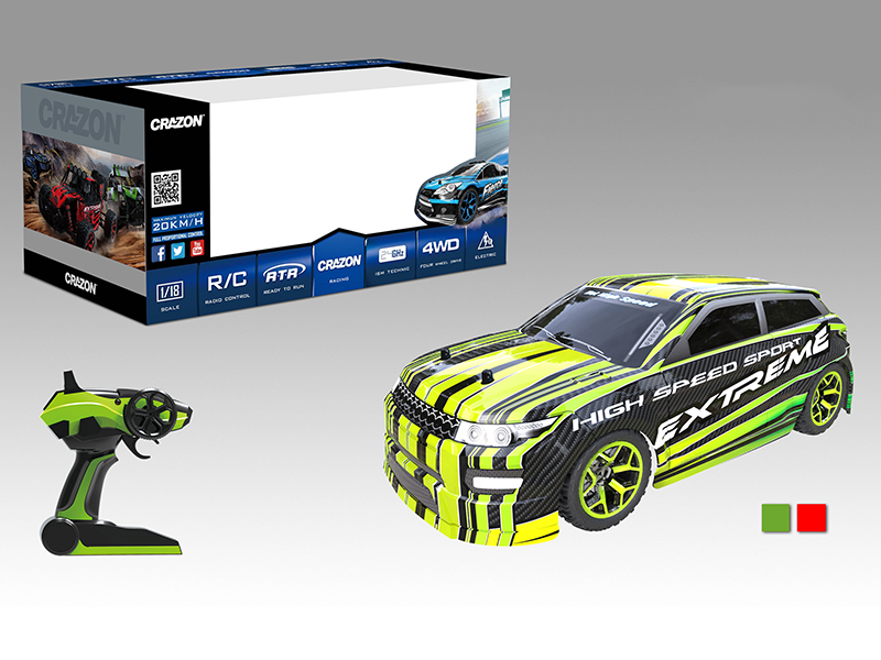 1:18 Remote Control High Speed Simulated Car